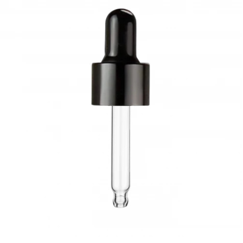 Піпетка косметична гладке кільце 5 мл — d18 мм (чорна), фото 1