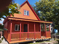 Каркасний будинок 6*6 з мансардою