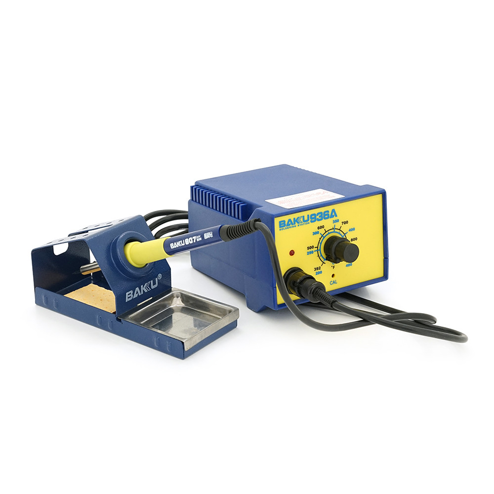 Паяльна станція BAKKU BK-936A, паяльник з блоком регулювання, Box (263*215*118) 1,78 кг