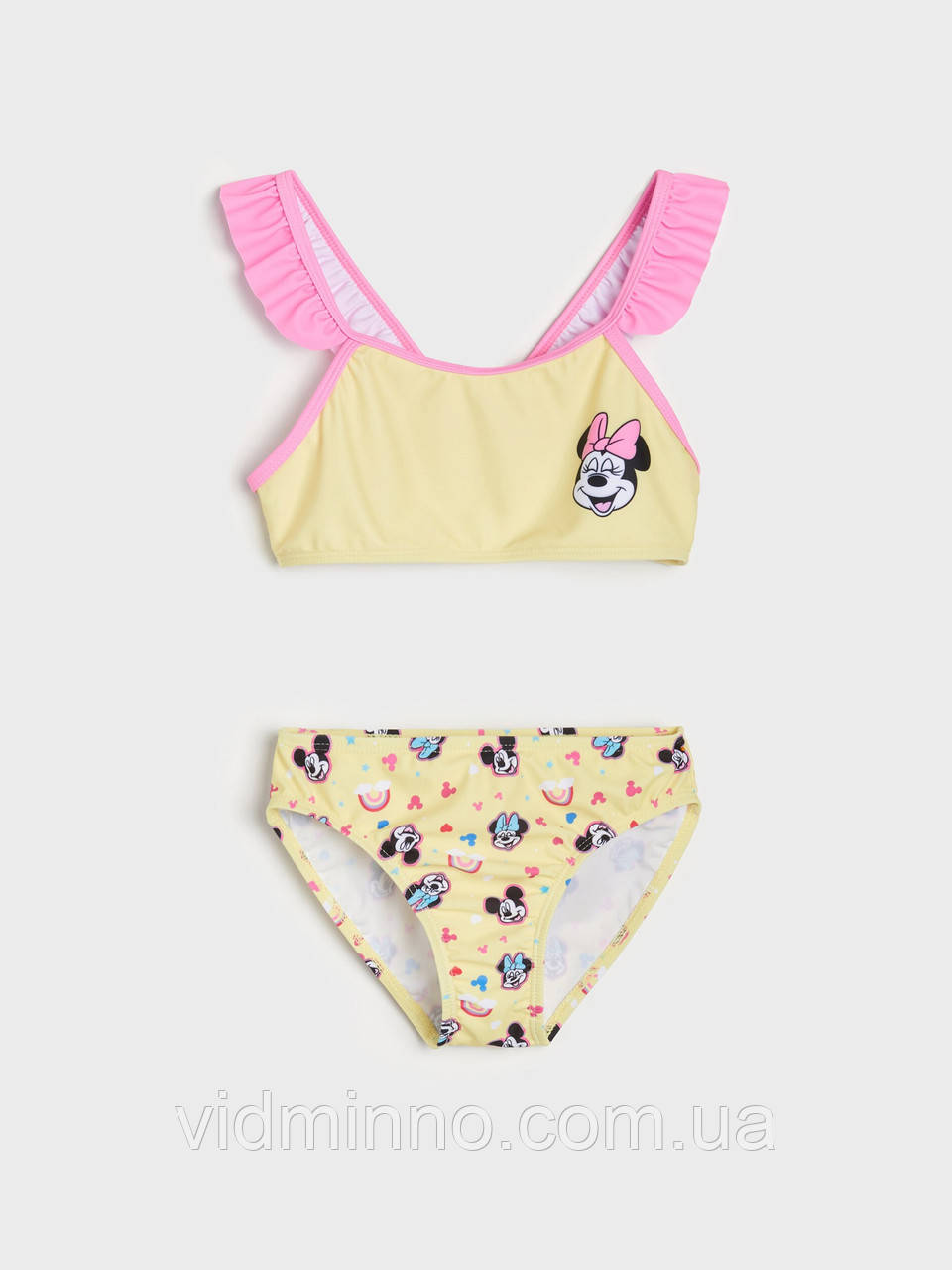 Роздільний окремий купальник (ліф + плавки) Sinsay на дівчинку, Minnie Mouse, р.110-116, фото 1