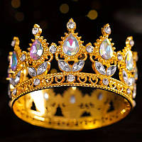 Декор для торта CHI Корона D8 з білими каменями (202302)