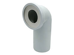 Коліно фанове жорстке для унітазу MILLZ, ф110, кут нахилу 90° FT4140110/296