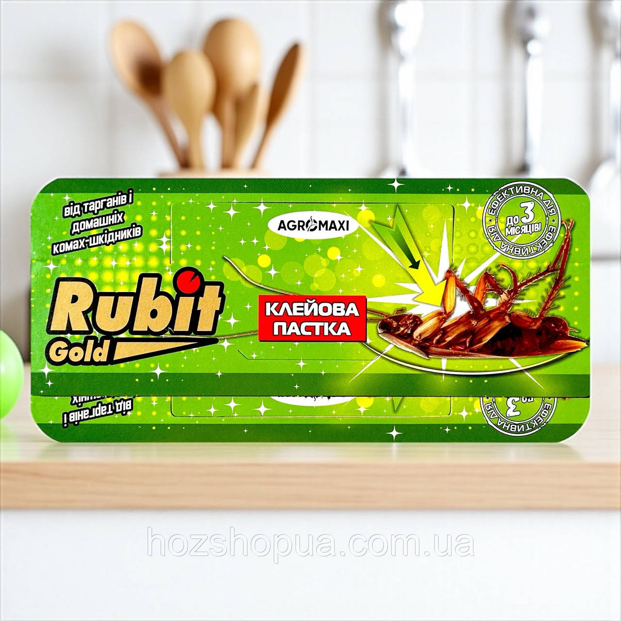 Клейова пастка Рубіт Голд Agromaxi від тарганів і мурах