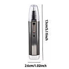 Тример для носа 3 насадки, від USB, 3 Вт, SURKER SK-118 / Тример для волосся в носі / Тример для вух, фото 9