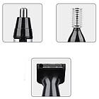 Тример для носа 3 насадки, від USB, 3 Вт, SURKER SK-118 / Тример для волосся в носі / Тример для вух, фото 4