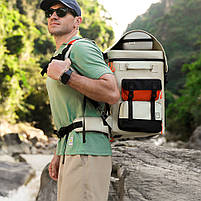 Акумуляторний холодильник-рюкзак Litheli 16л, живлення від павербанку (УМБ Litheli Power Bank 20000 mAh, 45 W в комплекті), фото 7