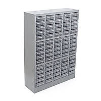 Металевий ящик для радіодеталей, 1150 х 740 х 240 мм, 75 відділень