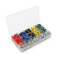 Набір клем/наконечників 1640шт(E0508r-200) E2508y-80, E1008b-200, E1508bl-100, E4009g-60, EN0508-400, EN1008-200, EN1508-200,