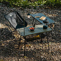 Складаний стіл Naturehike CNK2450JJ025, 60х40 см, алюміній, чорний, фото 4