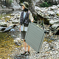 Складаний стіл Naturehike CNK2450JJ013, M, алюміній, сірий, фото 6