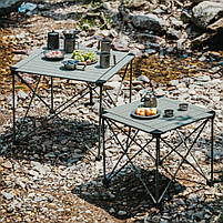 Складаний стіл Naturehike CNK2450JJ013, L, алюміній, сірий, фото 9