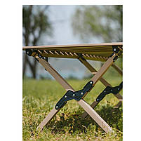 Складаний стіл Naturehike Simple Star T01 CNK2550JJ018, 89х60 см, вуглецева сталь, бежевий, фото 2