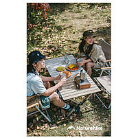 Складаний стіл Naturehike Simple Star T01 CNK2550JJ018, 89х60 см, вуглецева сталь, бежевий, фото 6