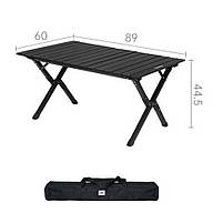 Складаний стіл Naturehike Simple Star T01 CNK2550JJ018, 89х60 см, вуглецева сталь, бежевий, фото 8