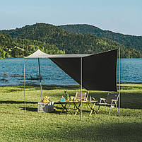 Намет тримісний автоматичний із тентом Naturehike Ango CNK2550WS010, S, сірий, фото 7