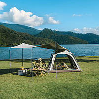 Намет чотиримісний із тентом автоматичний Naturehike Ango CNK2550WS010, коричневий, фото 4