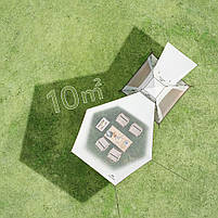 Намет тримісний автоматичний із тентом Naturehike Ango Picnic CNK2450WS021, коричневий, фото 10