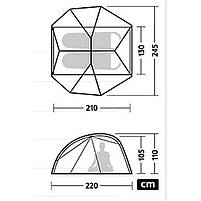 Намет двомісний ультралегкий Naturehike Star River UL CNK2450WS022, сірий, фото 10