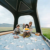 Намет чотиримісний автоматичний надувний із тентом Naturehike Ango CNK2550WS017, сірий, фото 9