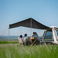 Намет чотиримісний автоматичний надувний із тентом Naturehike Ango CNK2550WS017, коричневий, фото 8