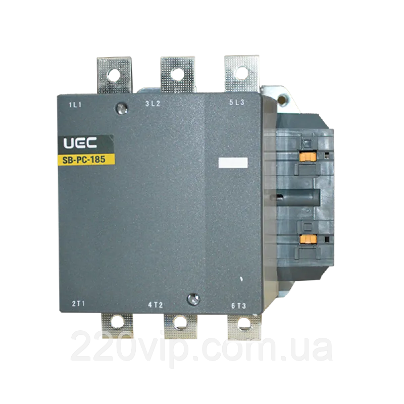 Контактор SB-PC-185 185А 220В/АС3, електромагнітний пускач UEC, PC5-SB-185-220 УЕК, фото 1