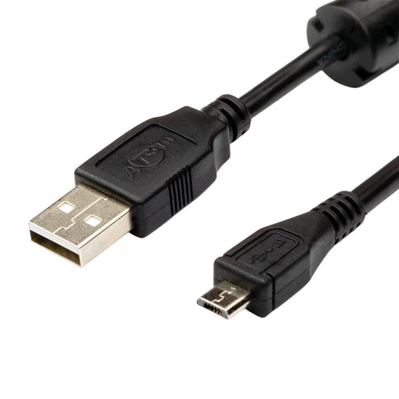Кабель Atcom USB - micro USB V 2.0 (M/M) 1.8m Black (9175)