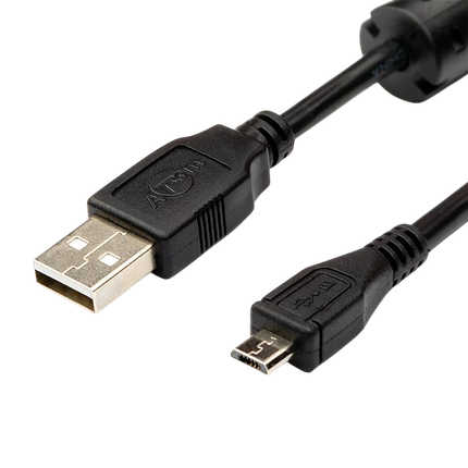 Кабель Atcom USB - micro USB V 2.0 (M/M) 1.8m Black (9175), фото 1