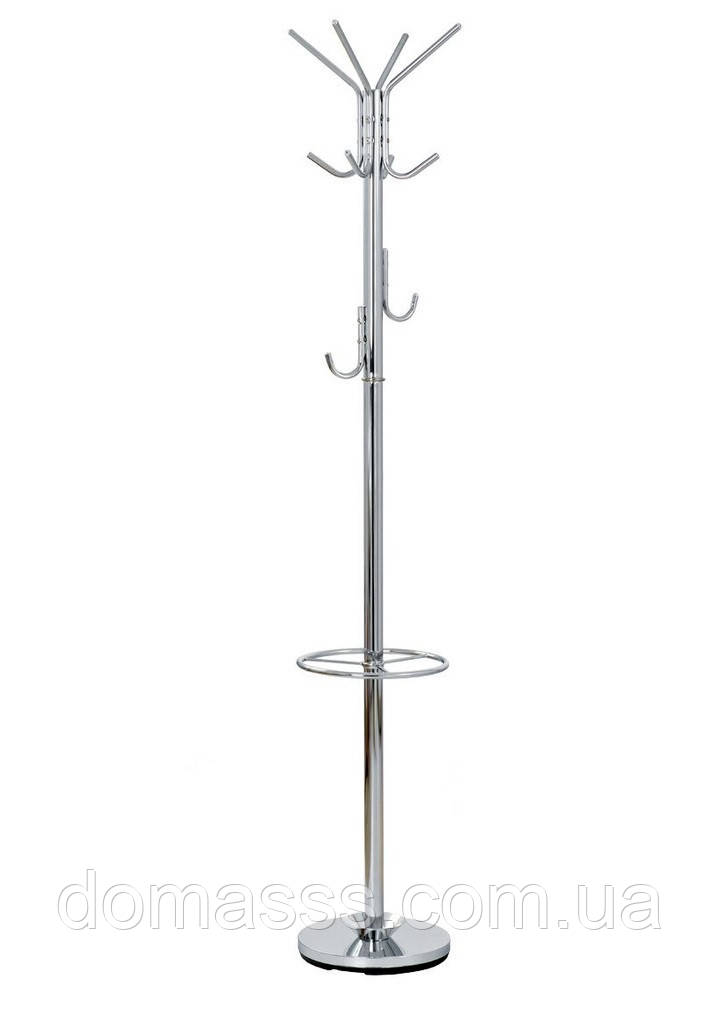 Вішалка підлогова для одягу (CH-W-24) хром, для дому та офісу, фото 1