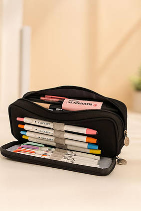 Пенал розкладний Special Ти такий один на мільйон KEVIN&SASA CRAFTS 3 відділення 210*50*85 мм чорний