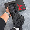 Чоловічі зимові термо кросівки Nike V2K runtekk Gore-Tex Termo Black Найк чорні гортекс теплі, фото 8