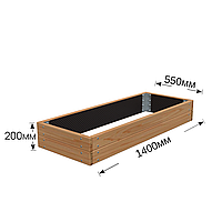 Надгробок малого розміру на могилу із модрини, висота 20 см
