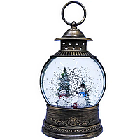 Світильник новорічний нічник Сніговики WDL 2103C з підсвіткою й музикою