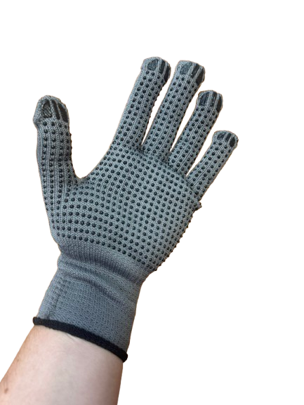 Рукавиці ХБ сірі утеплені (S-145-2) 12пар/уп, фото 1