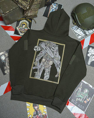 Худі CELEO на флісі Paramedic олива ВТ7993