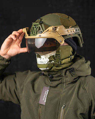 Захисні Фліп — Окуляри VULPO з прозорими полікарбонатними лінзами 2.47 ммВТ7642