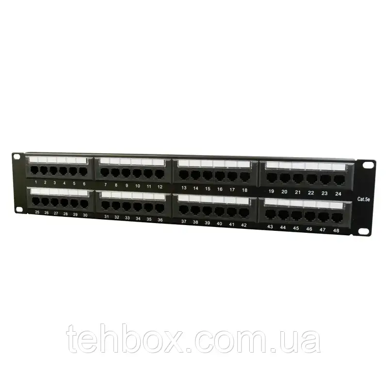 Патч панель, Cat 5e, 48 портів, UTP, фото 1