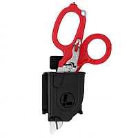 Тактические ножницы Leatherman Raptor Rescue Red Utility с чехлом профессиональный инструмент для медиков, спасателей и военных