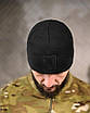 Шапка чорна Герб ВТ7670, фото 2