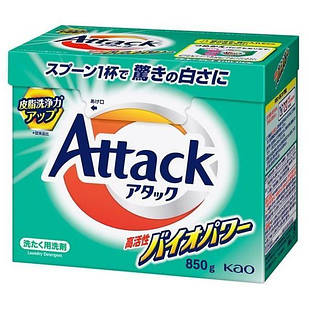 KAO Attack Bio EX Концентрований високоефективний пральний порошок, 850 г