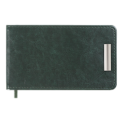 Щотижневик датов. 2026 кишеньк. SALERNO, 153*87, зелений, штуч. шкіра