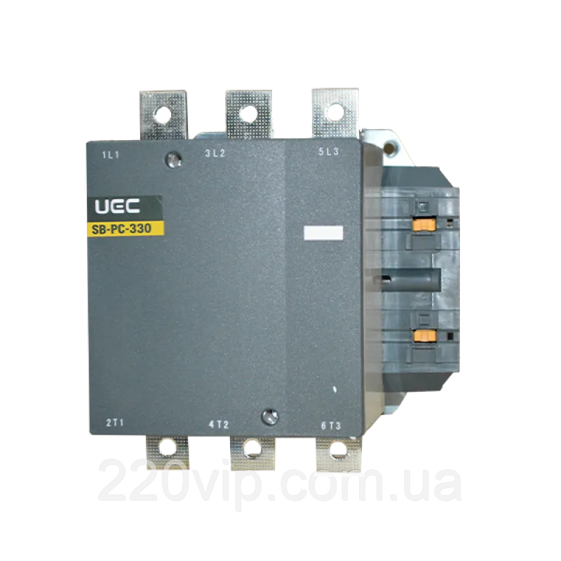 Контактор SB-PC-330 330А 220В/АС3, електромагнітний пускач UEC, PC5-SB-330-220 УЕК, фото 1
