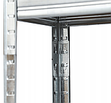 Набір зі стелажів 2 шт LEOBRO Premium 150 х 70 х 30 см, 150кг/полиця, 5 полиць (LB-R110Х2), фото 4