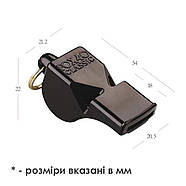 FOX 40 Classic CMG original - свисток для тренерів, арбітрів - black, фото 4