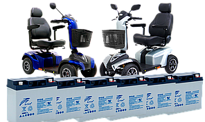 АКБ для візків 22Ah, 22ач, 22А‧год 72 V, В, Вольт, AGM, агм, для інвалідного крісла, електроскутера