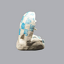 Авторська статуетка ручної роботи / Керамічна фігурка сувенір, оригінальний подарунок-оберіг для дому, фото 4