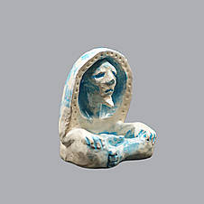 Авторська статуетка ручної роботи / Керамічна фігурка сувенір, оригінальний подарунок-оберіг для дому, фото 3