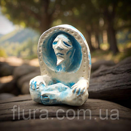 Авторська статуетка ручної роботи / Керамічна фігурка сувенір, оригінальний подарунок-оберіг для дому, фото 1