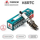Свічка запалювання EFFECTIVE, K6RTC ГАЗ (ЗМЗ 405, 409) Largus 1.6, Lacetti 1.8, AUDI, CHERY "TORCH" (к. 4 шт.)