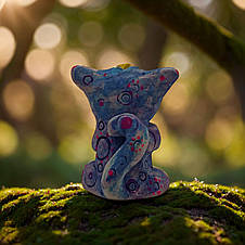 Декоративна фігурка з кераміки / Статуетка талісман ручна робота, сувенір для подарунка та інтер'єру, фото 3