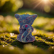 Декоративна фігурка з кераміки / Статуетка талісман ручна робота, сувенір для подарунка та інтер'єру, фото 4